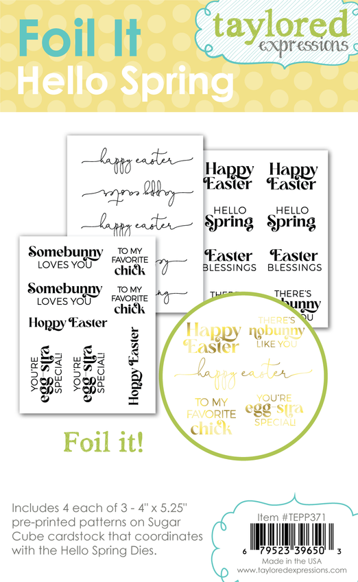 Foil It - Hello Spring