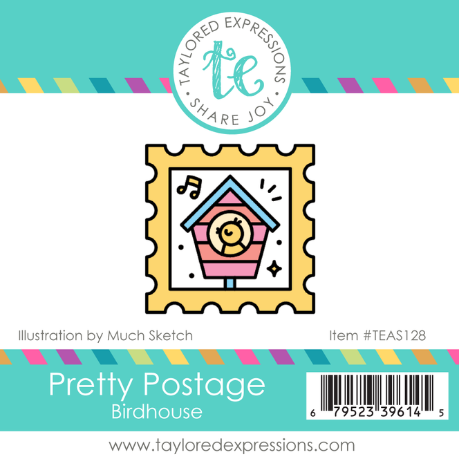 Pretty Postage Stamp - Birdhouse