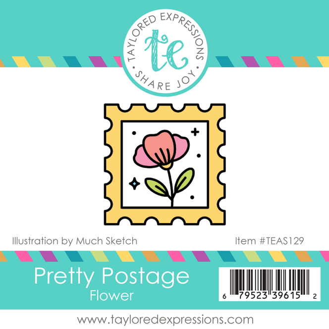 Pretty Postage Stamp - Flower