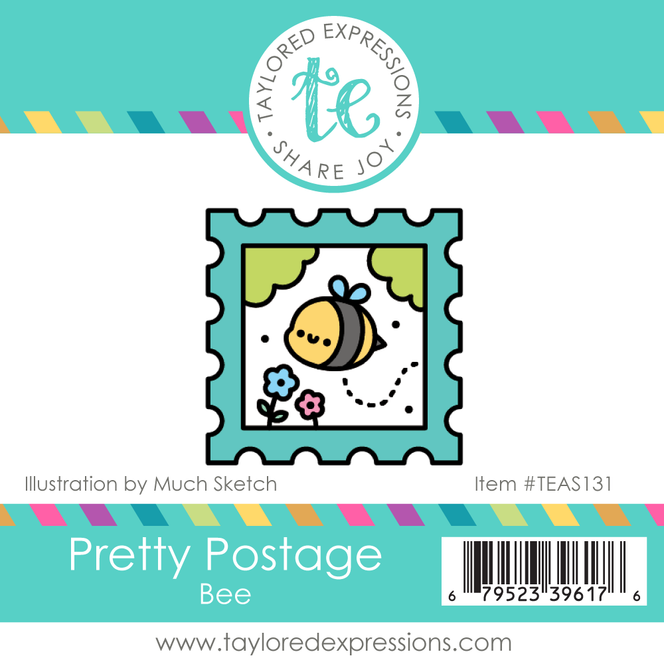 Pretty Postage Stamp - Bee