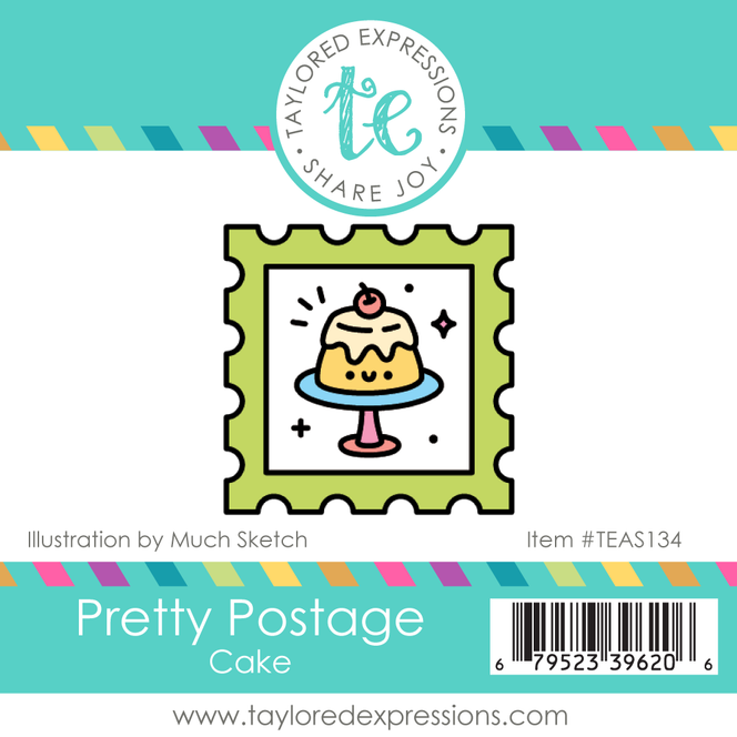 Pretty Postage Stamp - Cake
