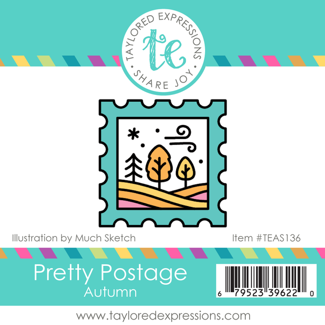 Pretty Postage Stamp - Autumn