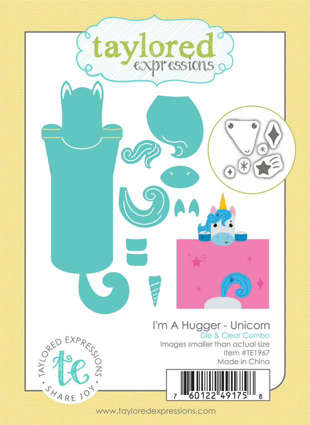 I'm a Hugger - Unicorn Die & Clear Stamp Combo