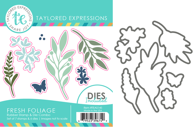 Fresh Foliage Stamp & Die Combo