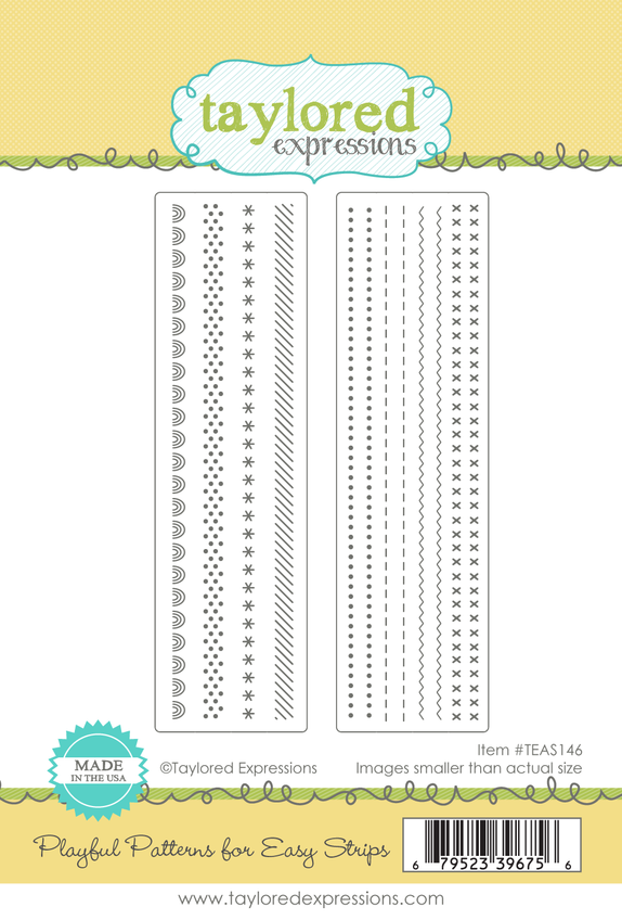 Playful Patterns for Easy Strips Stamp Set