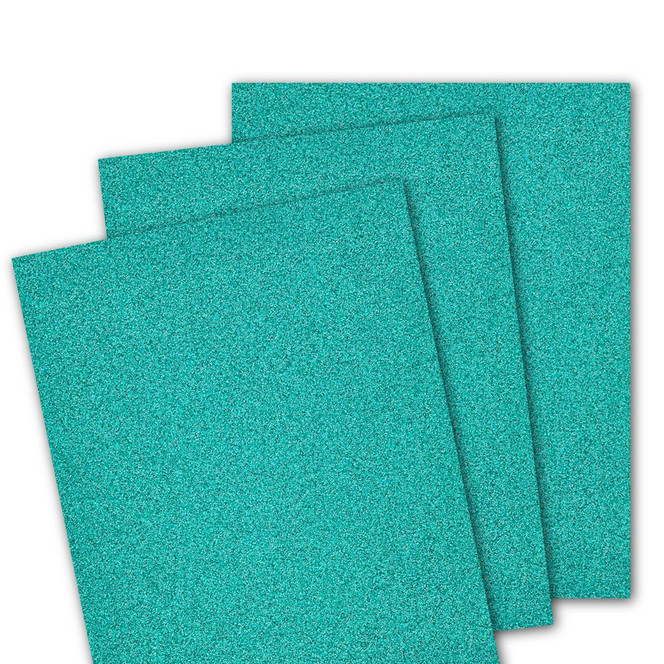 Glitter Cardstock - Teal