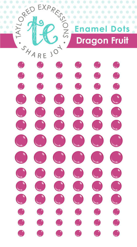 TE Enamel Dots - Dragon Fruit