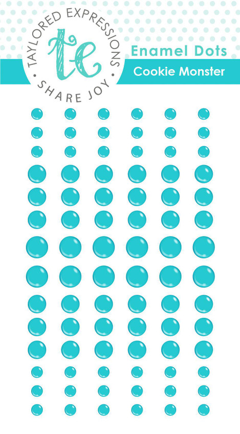 TE Enamel Dots - Cookie Monster