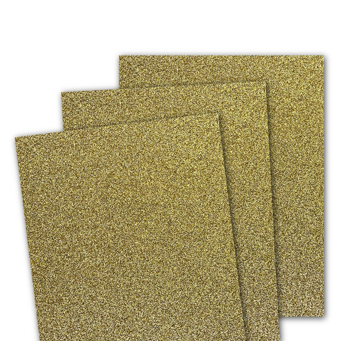 Glitter Cardstock - Gold