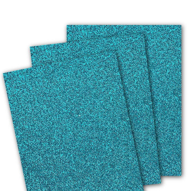 Glitter Cardstock - Light Blue