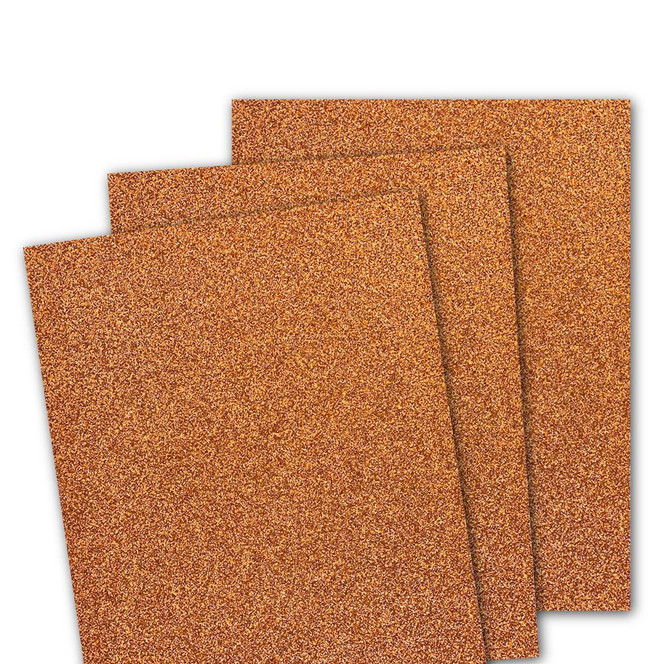 Glitter Cardstock - Orange