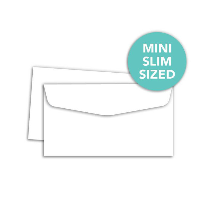 Mini Slim Envelopes - Sugar Cube