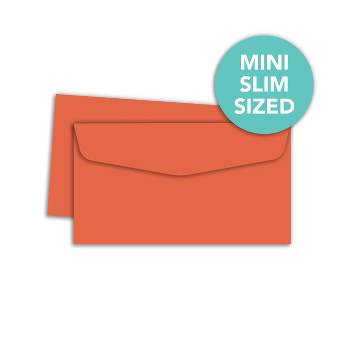 Mini Slim Envelopes - Pumpkin