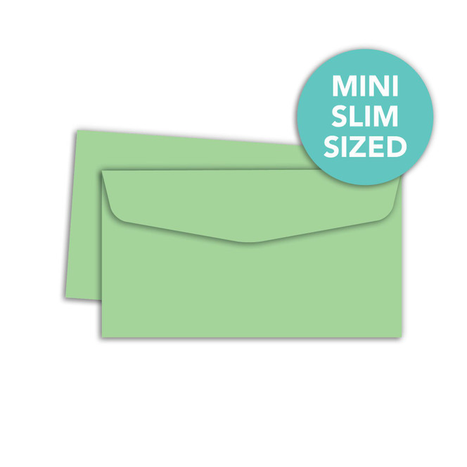 Mini Slim Envelopes - Key Lime