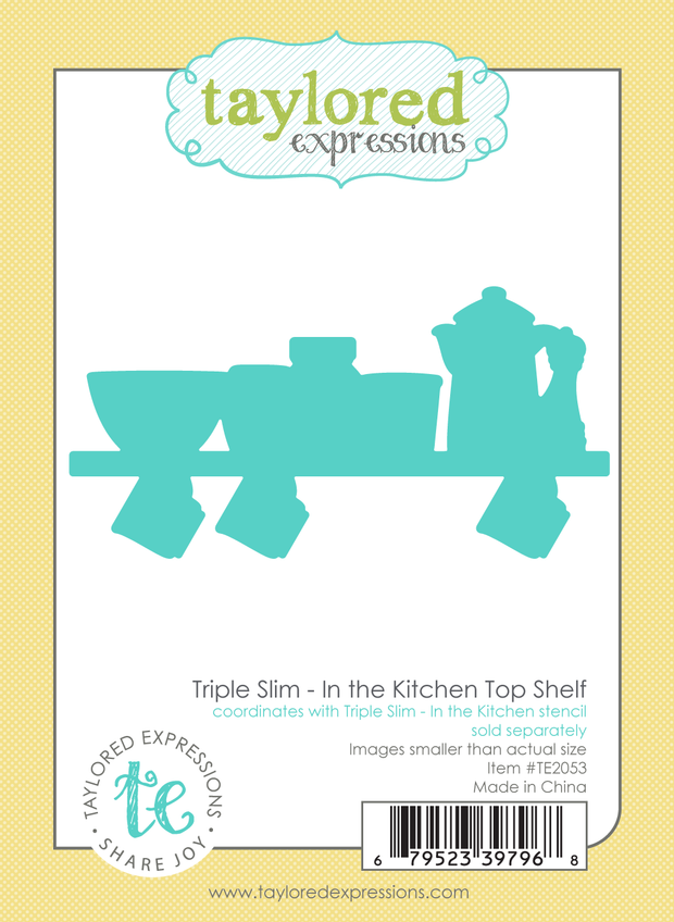 Triple Slim - In the Kitchen Top Shelf Die