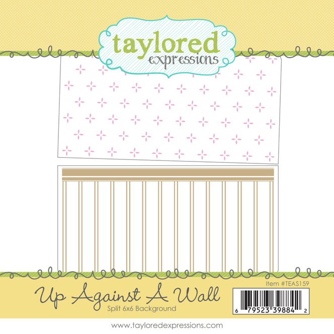 Up Against A Wall Split 6x6 Background Stamp