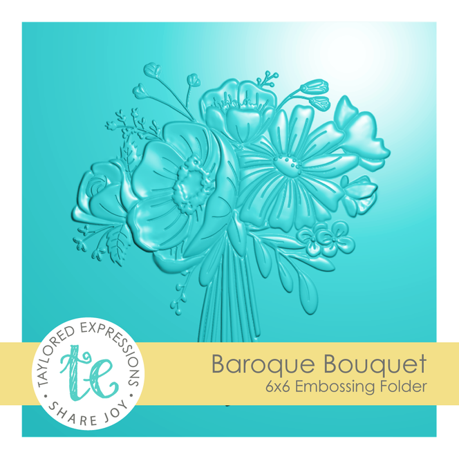 3D Embossing Folder - Baroque Bouquet