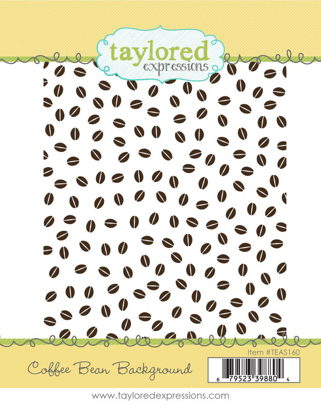 Coffee Bean Background Stamp