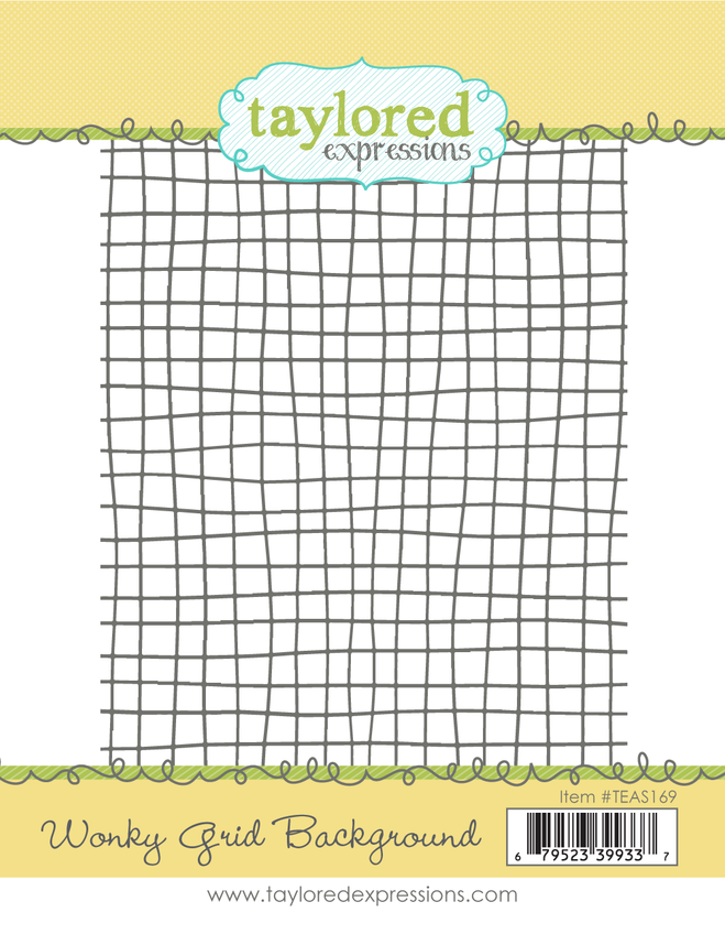 Wonky Grid Background Stamp