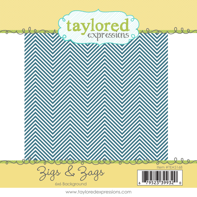 Zigs & Zags 6x6 Background Stamp