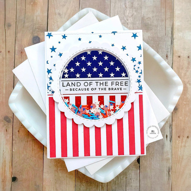 Americana Expressions Clear Stamp Set