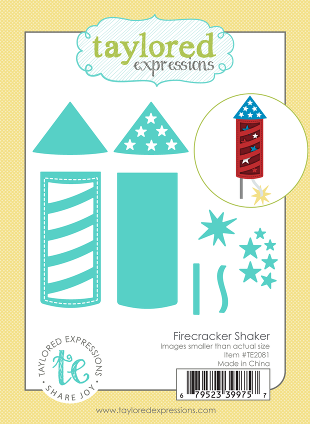 Firecracker Shaker Die Set
