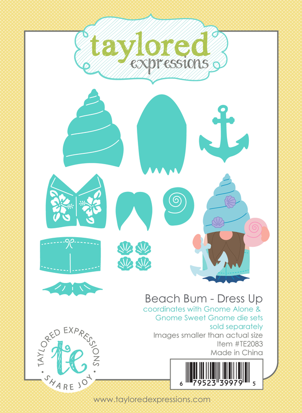 Beach Bum - Dress Up Die Set