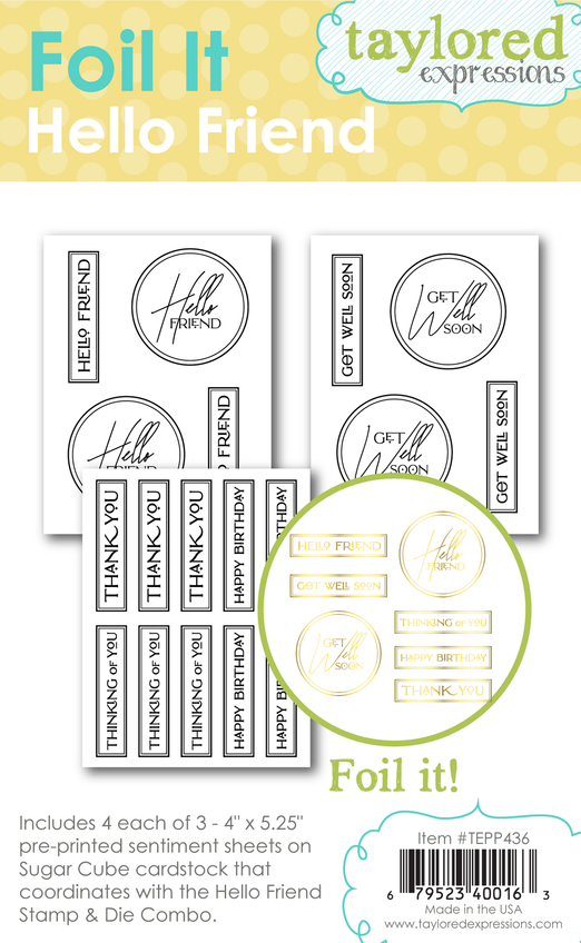 Foil It - Hello Friend