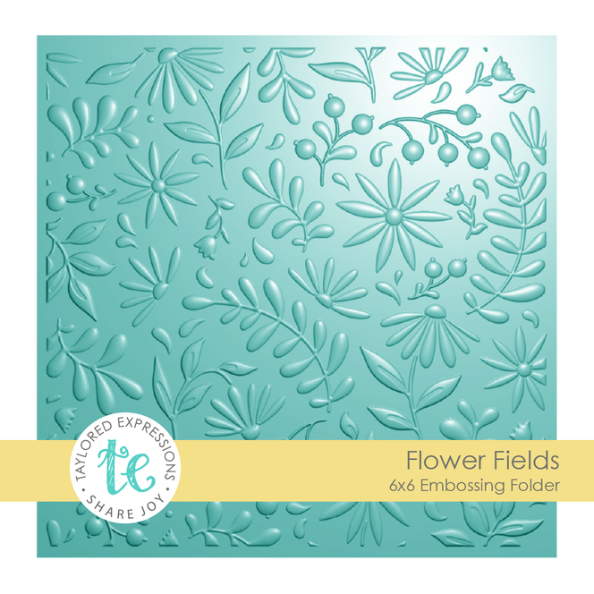 3D Embossing Folder - Flower Fields