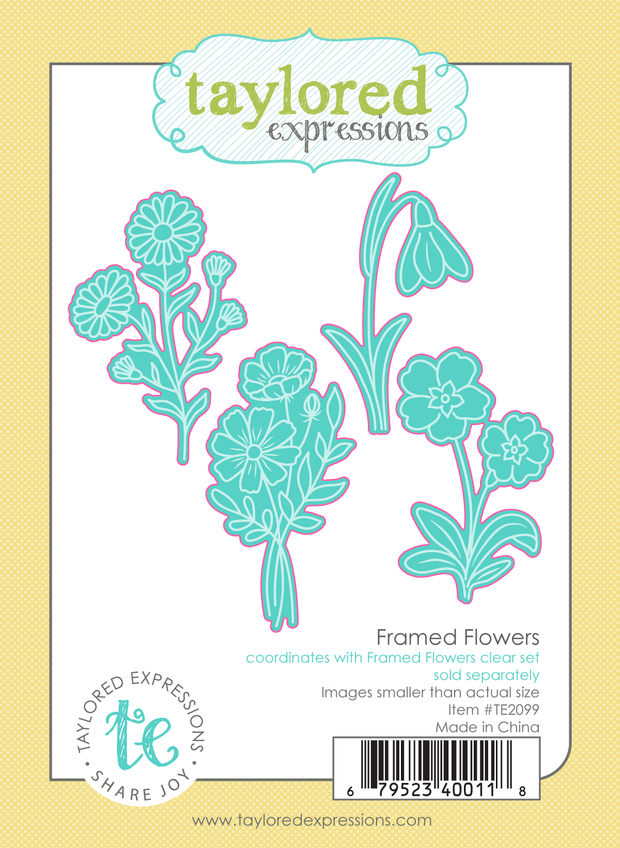 Framed Flowers Dies