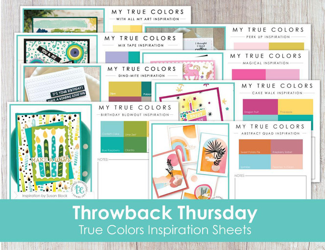Throwback Thursday True Colors Inspiration Cards
