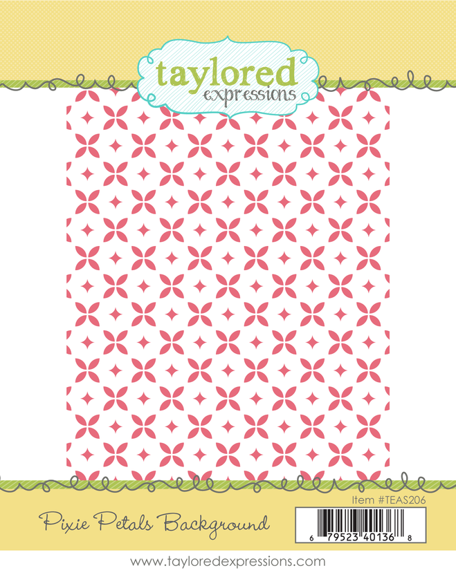 Pixie Petals Background Stamp