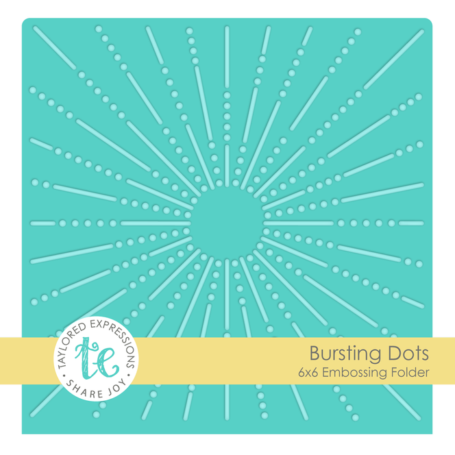 Embossing Folder - Bursting Dots