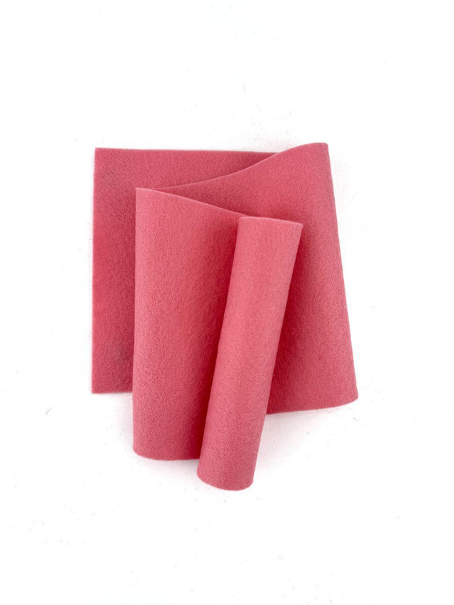 100% Wool Felt - Pink Carnation 100% Wool Felt - Pink Carnation