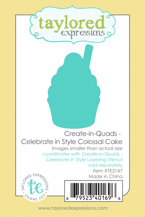 Create-in-Quads - Celebrate in Style Colossal Cake Die