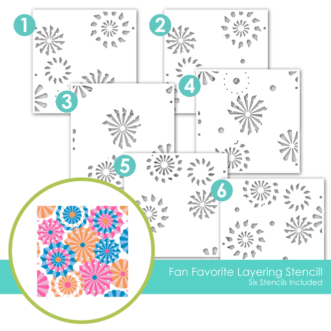 Fan Favorite Layering Stencil