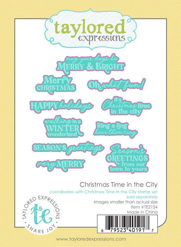 Christmas Time in the City Dies
