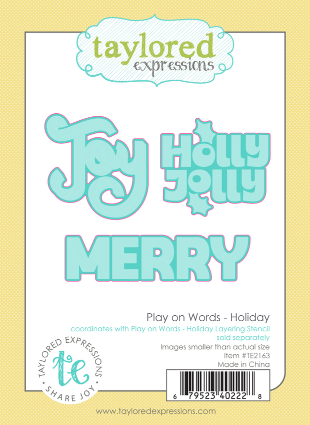 Play on Words - Holiday Dies