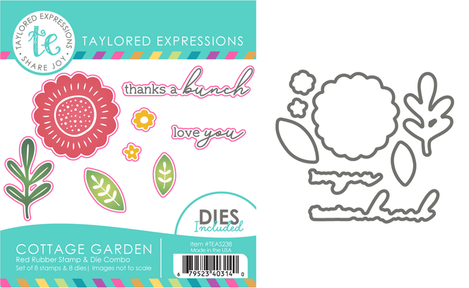Cottage Garden Stamp & Die Combo