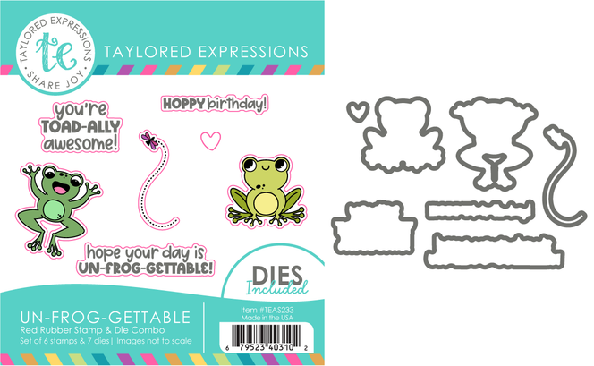 Un-Frog-Gettable Stamp & Die Combo