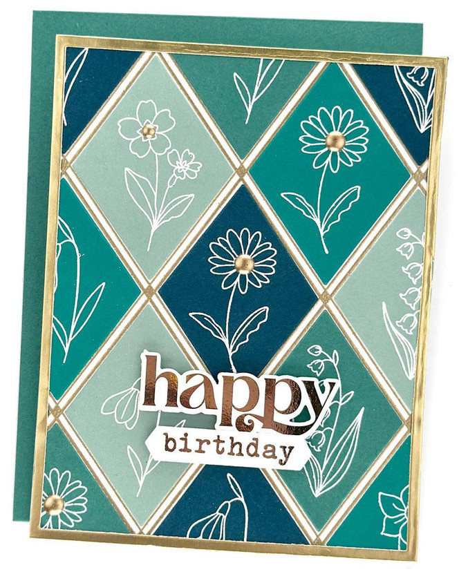 A Year In Bloom Stamp - February