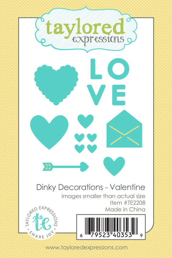 Dinky Decorations Die Set - Valentine