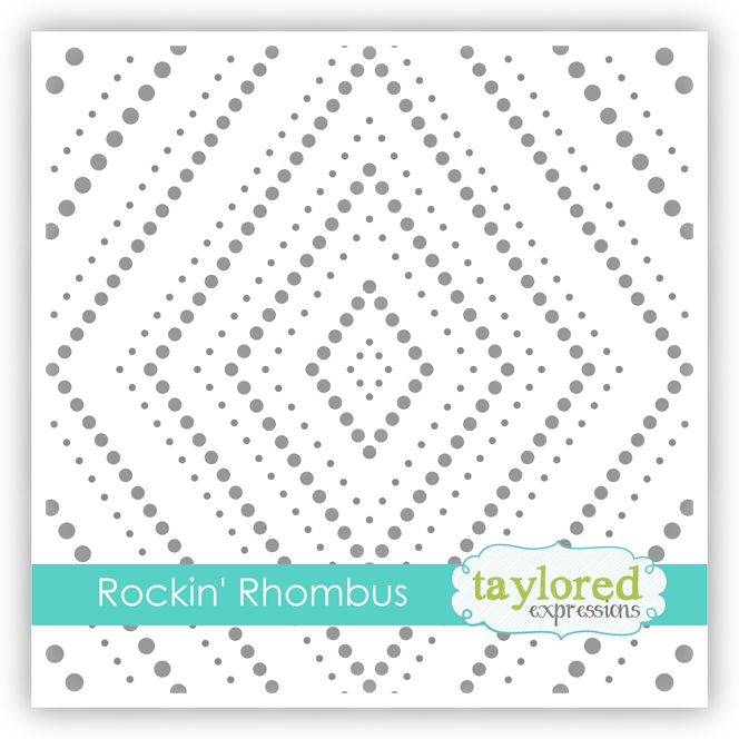 Rockin' Rhombus Stencil
