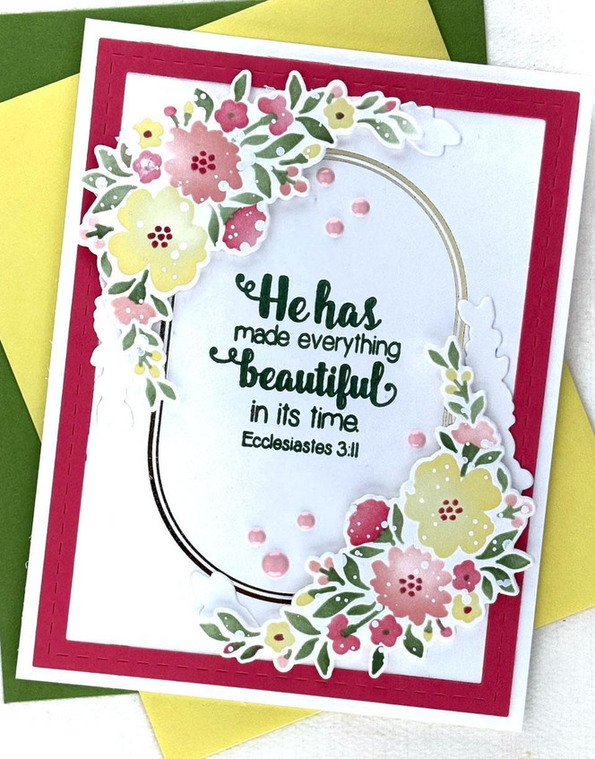 Cottage Charm Stencil & Die Combo