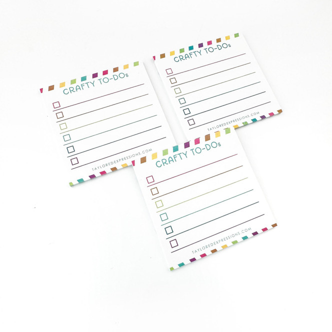 Crafty To Dos Sticky Notes (3pk)
