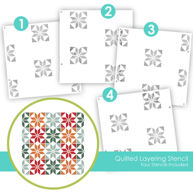 Quilted Layering Stencil