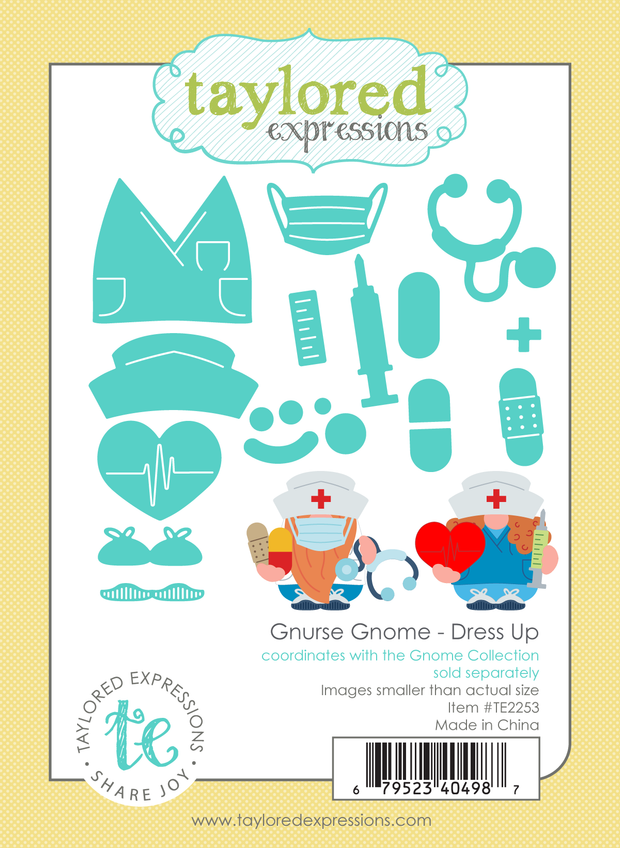 Gnurse Gnome - Dress Up Die Set