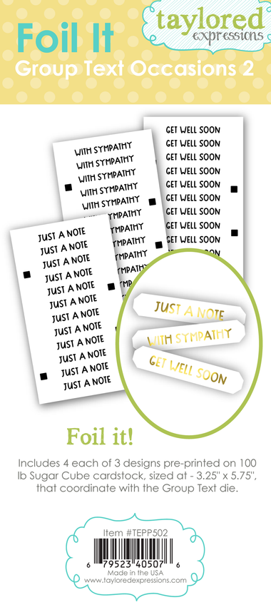 Foil It - Group Text Occasions 2
