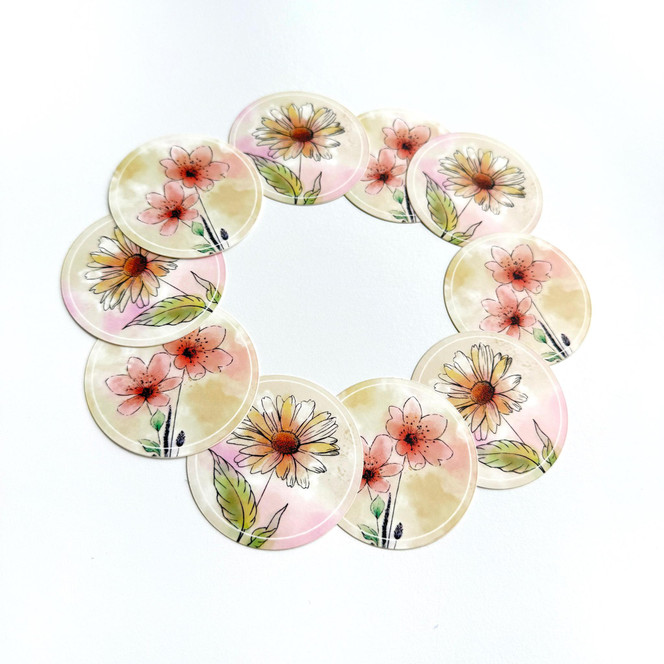 Image of Nature's Canvas Envelope Seals which are used for papercrafting.