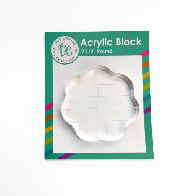 TE Acrylic Block - 2 1/2 in. round